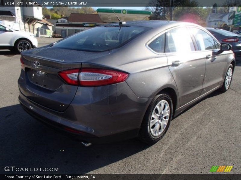 Sterling Gray / Earth Gray 2014 Ford Fusion S