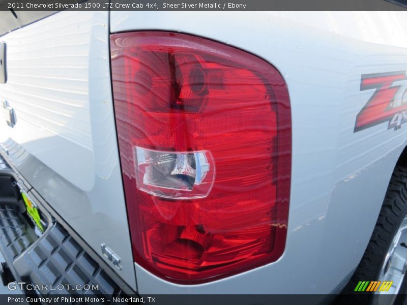 Sheer Silver Metallic / Ebony 2011 Chevrolet Silverado 1500 LTZ Crew Cab 4x4