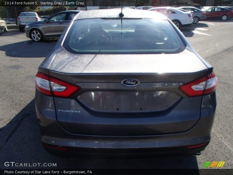Sterling Gray / Earth Gray 2014 Ford Fusion S