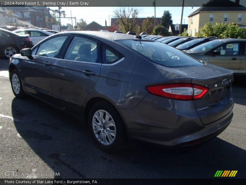 Sterling Gray / Earth Gray 2014 Ford Fusion S