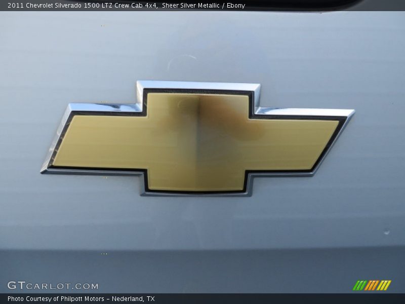 Sheer Silver Metallic / Ebony 2011 Chevrolet Silverado 1500 LTZ Crew Cab 4x4
