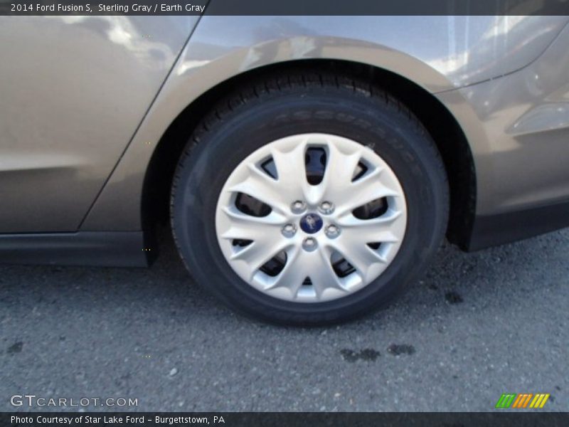 Sterling Gray / Earth Gray 2014 Ford Fusion S