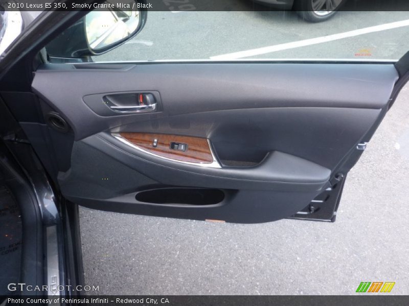 Smoky Granite Mica / Black 2010 Lexus ES 350