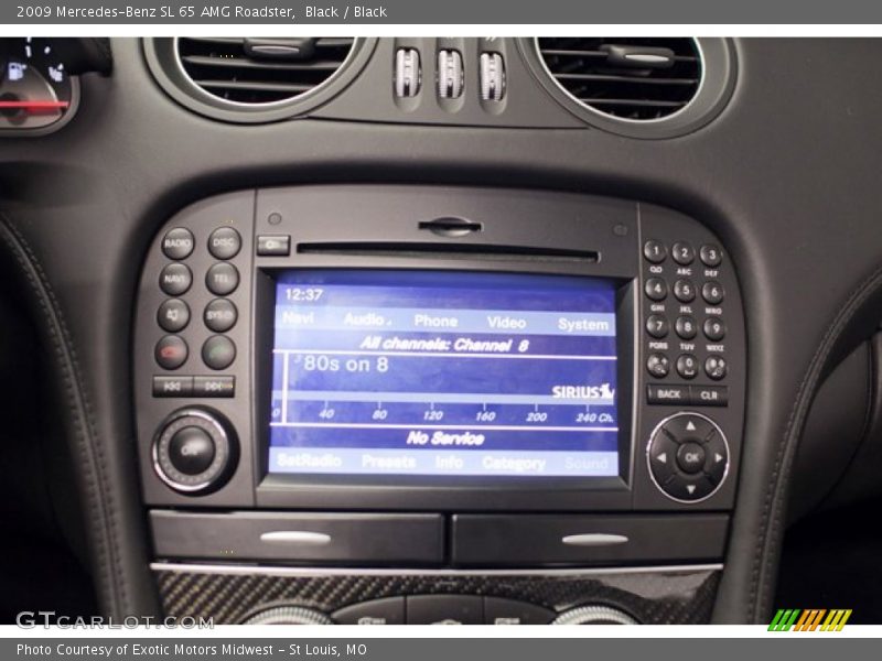 Controls of 2009 SL 65 AMG Roadster