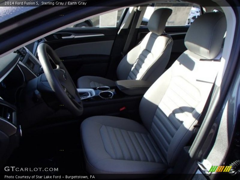 Sterling Gray / Earth Gray 2014 Ford Fusion S
