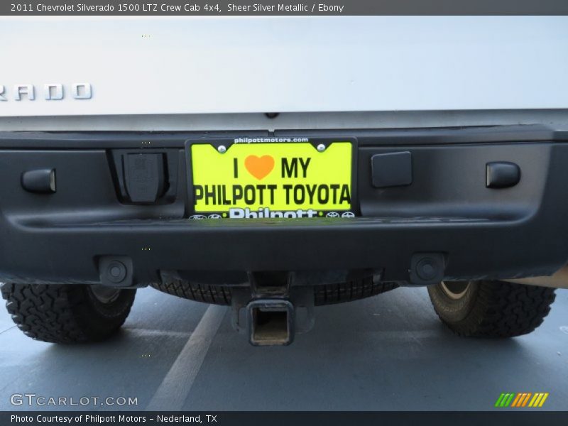 Sheer Silver Metallic / Ebony 2011 Chevrolet Silverado 1500 LTZ Crew Cab 4x4