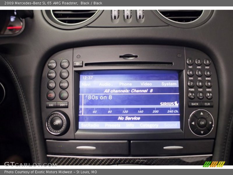 Audio System of 2009 SL 65 AMG Roadster