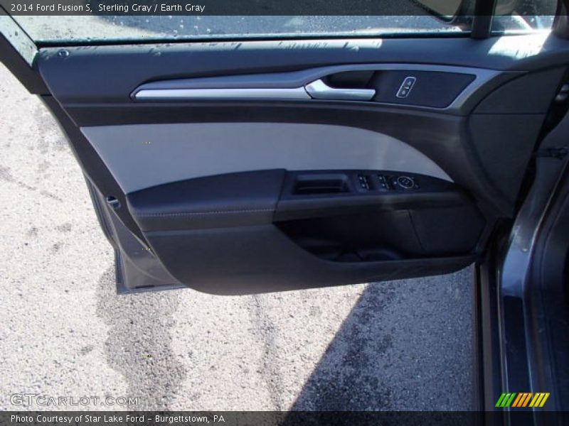 Sterling Gray / Earth Gray 2014 Ford Fusion S
