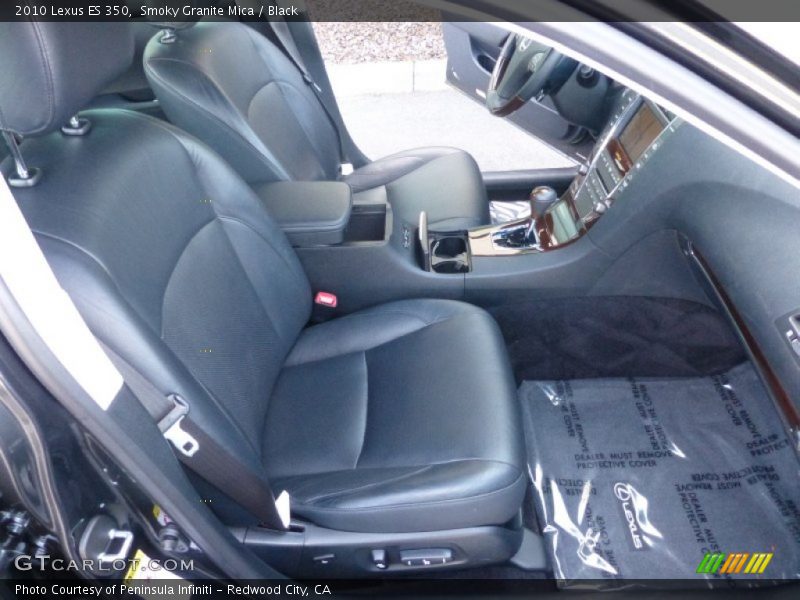Smoky Granite Mica / Black 2010 Lexus ES 350