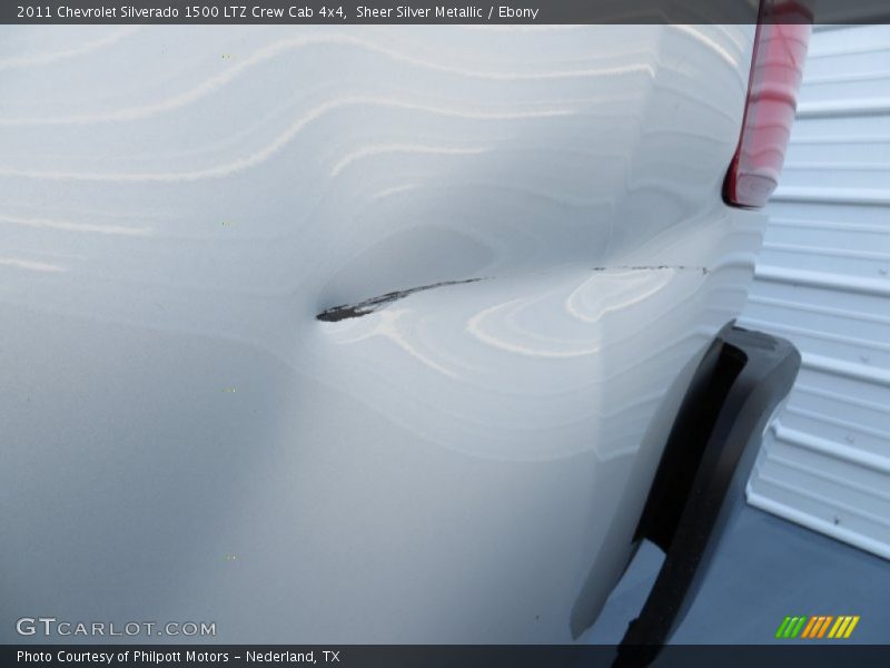 Sheer Silver Metallic / Ebony 2011 Chevrolet Silverado 1500 LTZ Crew Cab 4x4