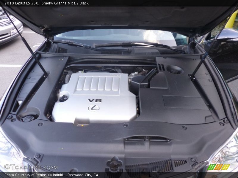 Smoky Granite Mica / Black 2010 Lexus ES 350
