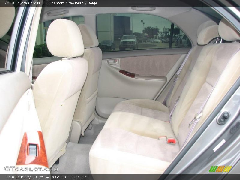 Phantom Gray Pearl / Beige 2008 Toyota Corolla CE