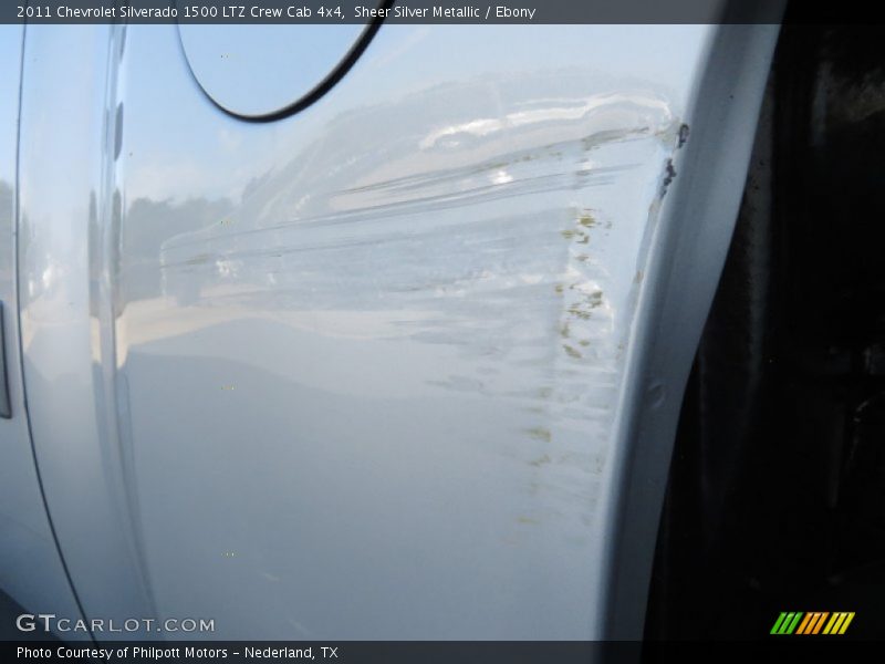 Sheer Silver Metallic / Ebony 2011 Chevrolet Silverado 1500 LTZ Crew Cab 4x4