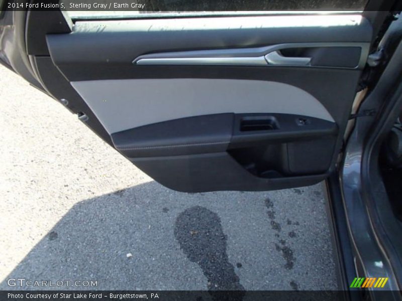 Sterling Gray / Earth Gray 2014 Ford Fusion S