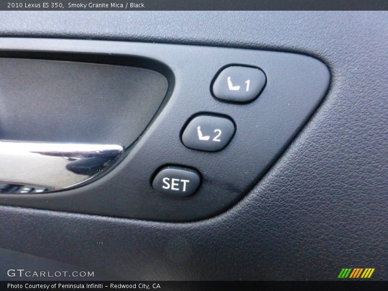 Smoky Granite Mica / Black 2010 Lexus ES 350