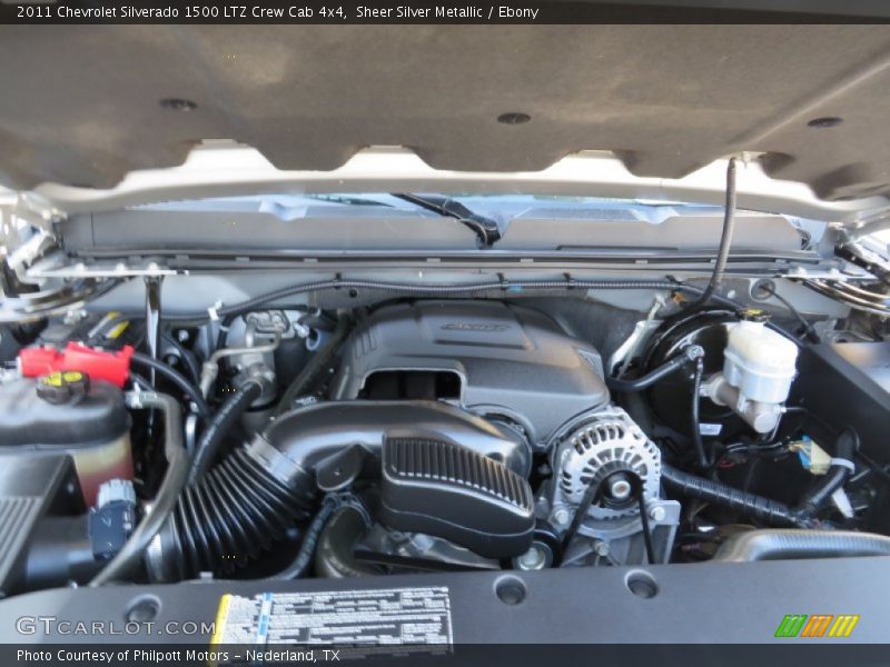 Sheer Silver Metallic / Ebony 2011 Chevrolet Silverado 1500 LTZ Crew Cab 4x4