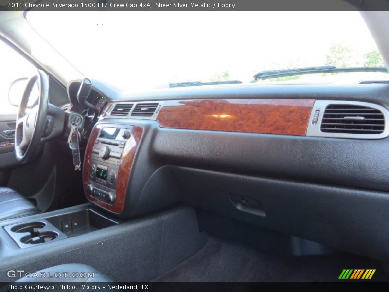 Sheer Silver Metallic / Ebony 2011 Chevrolet Silverado 1500 LTZ Crew Cab 4x4