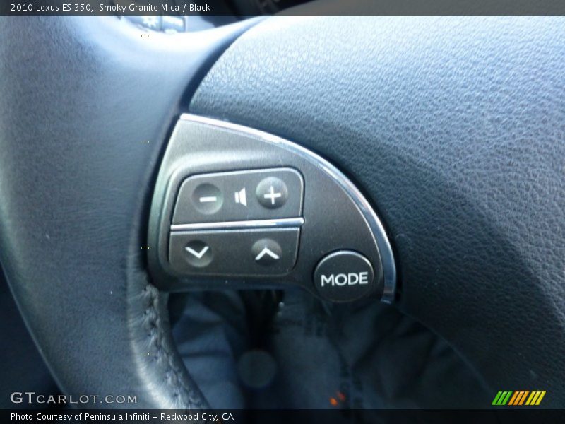 Smoky Granite Mica / Black 2010 Lexus ES 350