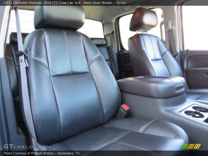 Sheer Silver Metallic / Ebony 2011 Chevrolet Silverado 1500 LTZ Crew Cab 4x4