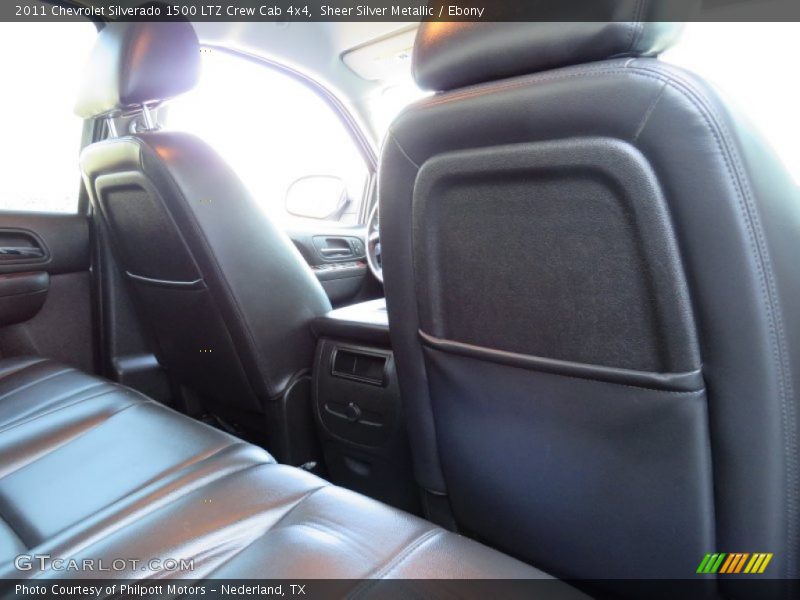 Sheer Silver Metallic / Ebony 2011 Chevrolet Silverado 1500 LTZ Crew Cab 4x4