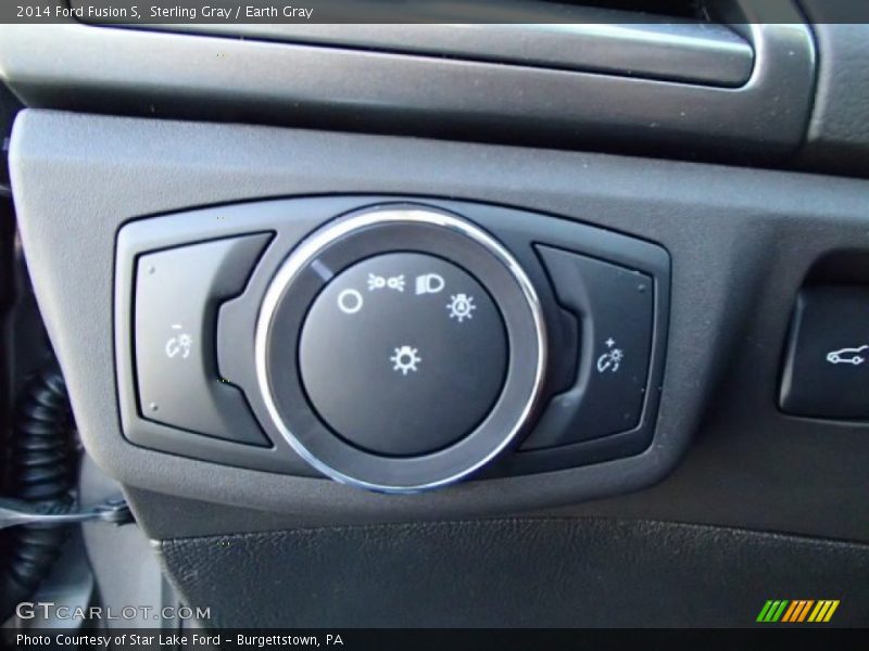 Sterling Gray / Earth Gray 2014 Ford Fusion S