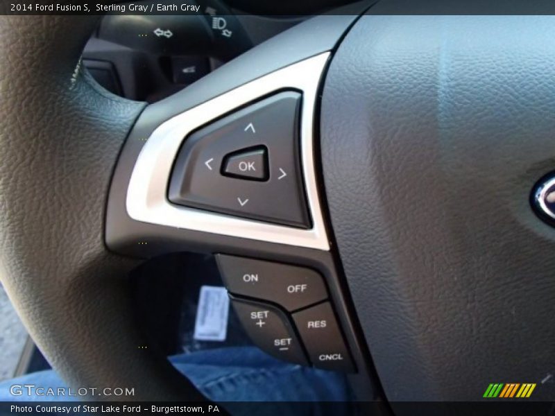 Sterling Gray / Earth Gray 2014 Ford Fusion S