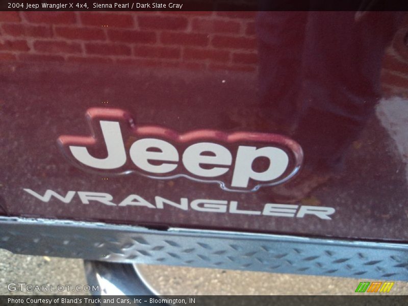 Sienna Pearl / Dark Slate Gray 2004 Jeep Wrangler X 4x4