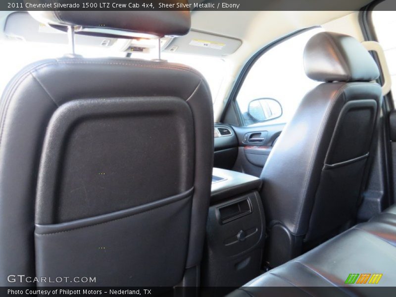Sheer Silver Metallic / Ebony 2011 Chevrolet Silverado 1500 LTZ Crew Cab 4x4