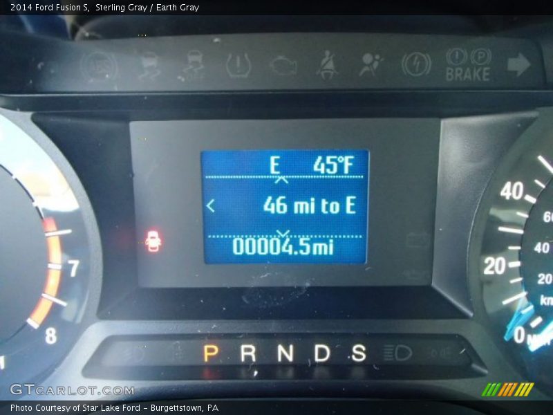 Sterling Gray / Earth Gray 2014 Ford Fusion S