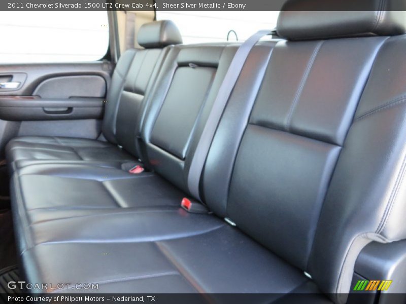 Sheer Silver Metallic / Ebony 2011 Chevrolet Silverado 1500 LTZ Crew Cab 4x4