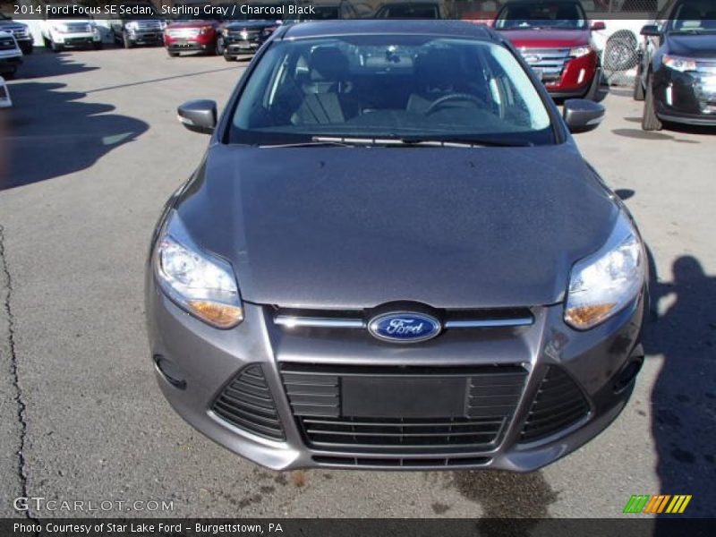 Sterling Gray / Charcoal Black 2014 Ford Focus SE Sedan