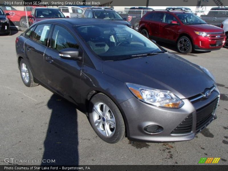 Sterling Gray / Charcoal Black 2014 Ford Focus SE Sedan