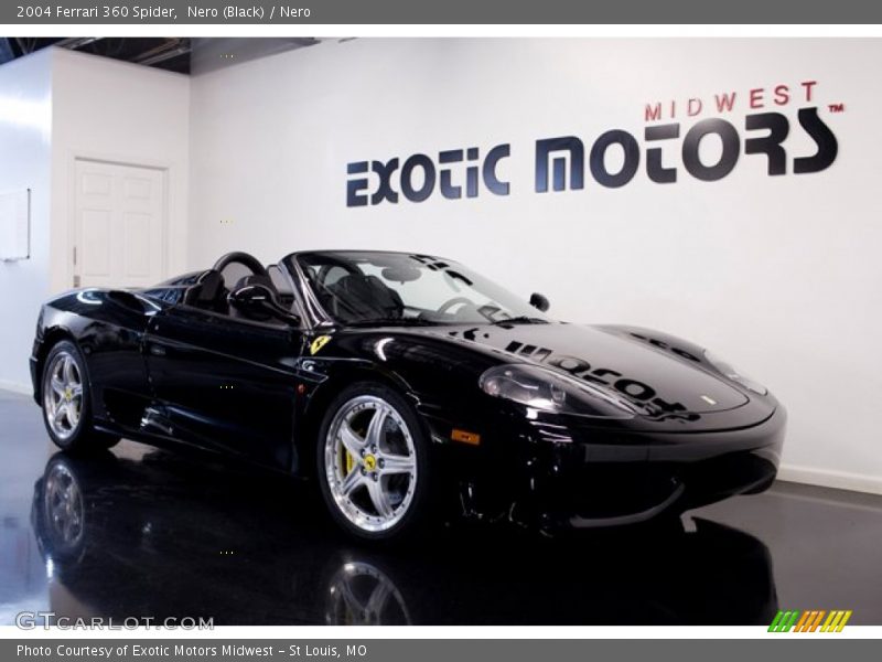 Nero (Black) / Nero 2004 Ferrari 360 Spider