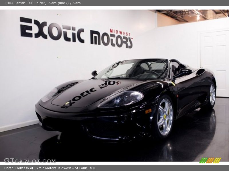 Nero (Black) / Nero 2004 Ferrari 360 Spider