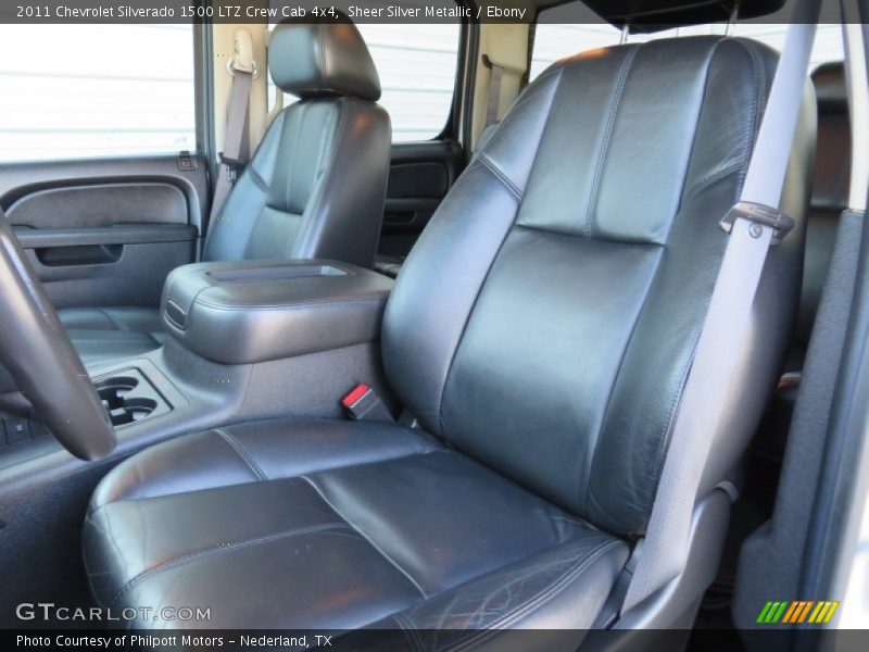 Sheer Silver Metallic / Ebony 2011 Chevrolet Silverado 1500 LTZ Crew Cab 4x4