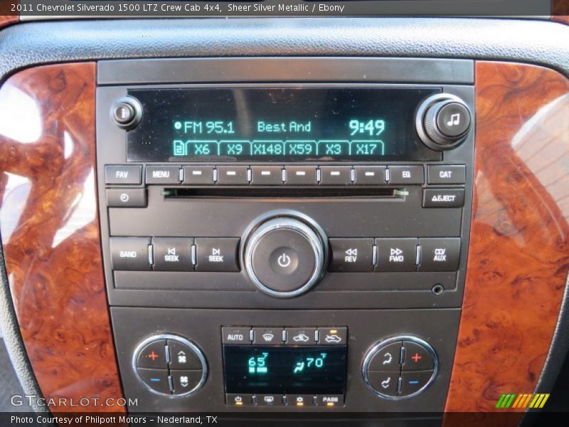 Sheer Silver Metallic / Ebony 2011 Chevrolet Silverado 1500 LTZ Crew Cab 4x4