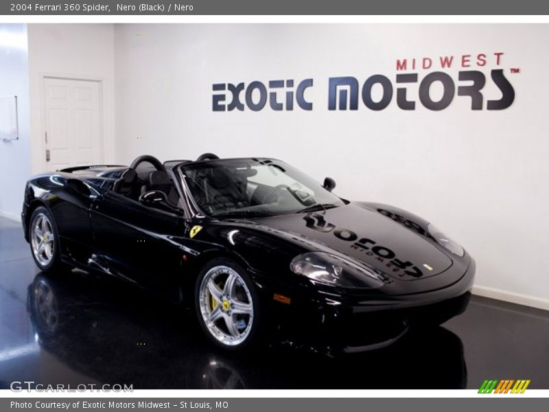 Nero (Black) / Nero 2004 Ferrari 360 Spider