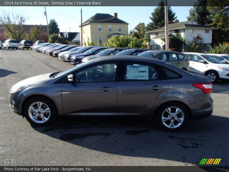Sterling Gray / Charcoal Black 2014 Ford Focus SE Sedan
