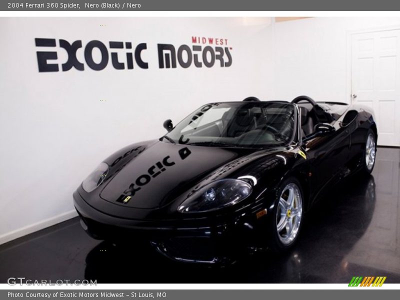 Nero (Black) / Nero 2004 Ferrari 360 Spider