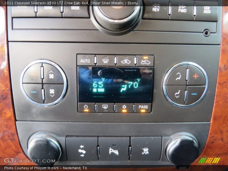 Sheer Silver Metallic / Ebony 2011 Chevrolet Silverado 1500 LTZ Crew Cab 4x4