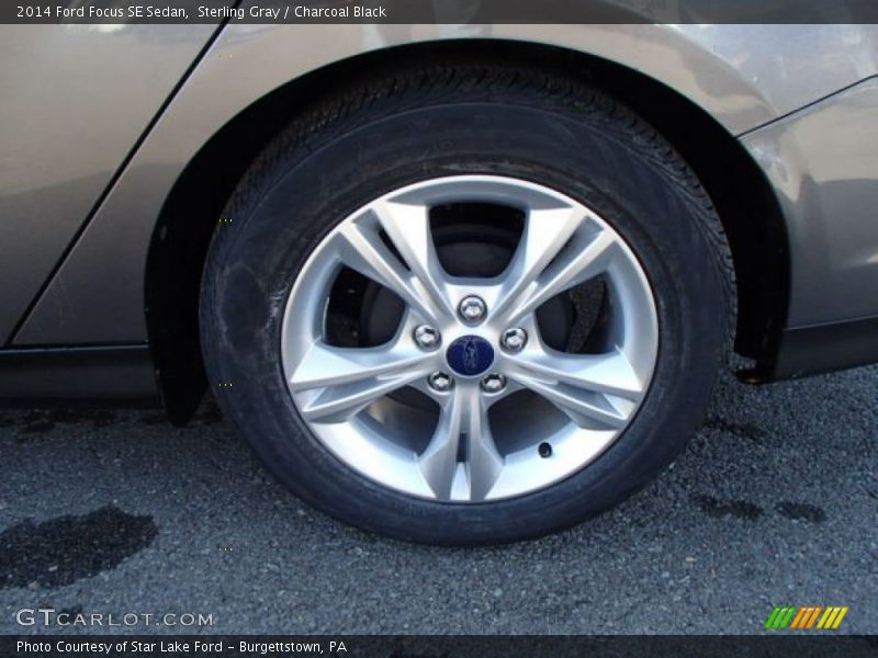 Sterling Gray / Charcoal Black 2014 Ford Focus SE Sedan