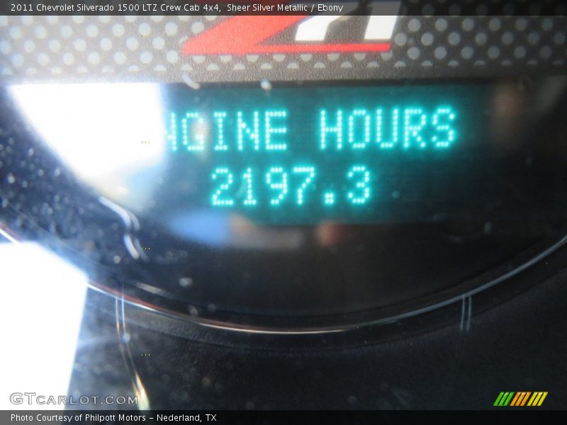 Sheer Silver Metallic / Ebony 2011 Chevrolet Silverado 1500 LTZ Crew Cab 4x4
