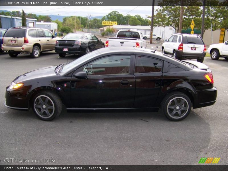 Black Onyx / Black 2006 Saturn ION Red Line Quad Coupe