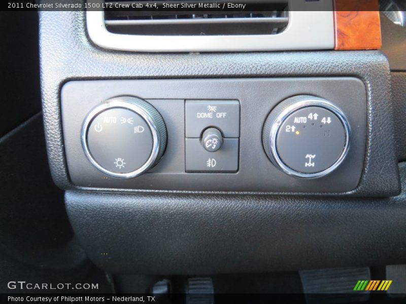 Sheer Silver Metallic / Ebony 2011 Chevrolet Silverado 1500 LTZ Crew Cab 4x4