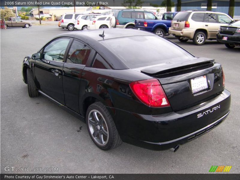 Black Onyx / Black 2006 Saturn ION Red Line Quad Coupe