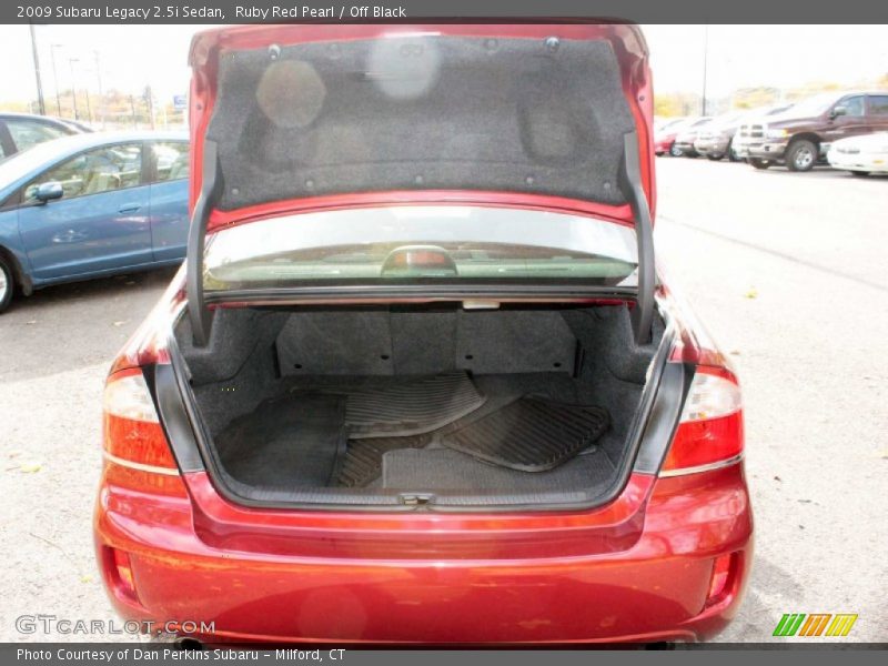 Ruby Red Pearl / Off Black 2009 Subaru Legacy 2.5i Sedan