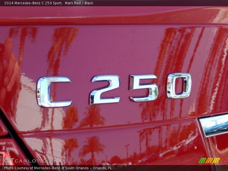 Mars Red / Black 2014 Mercedes-Benz C 250 Sport