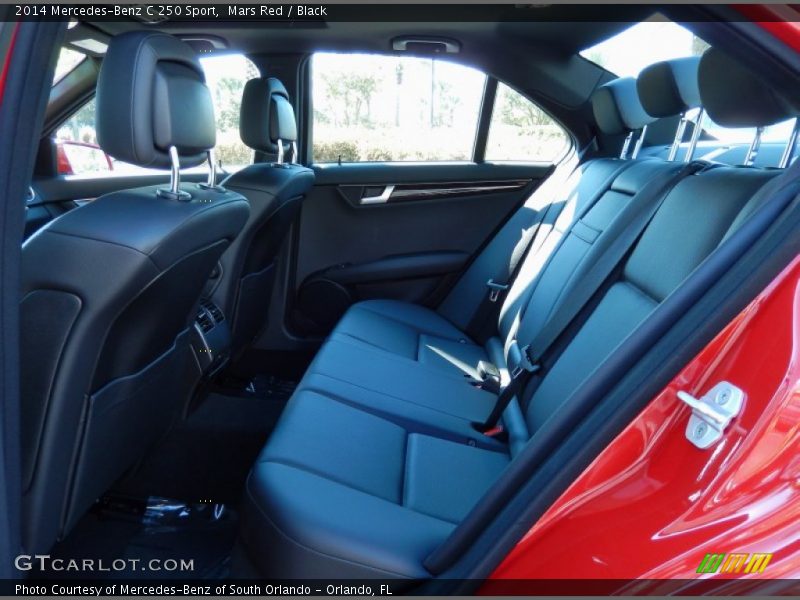 Mars Red / Black 2014 Mercedes-Benz C 250 Sport