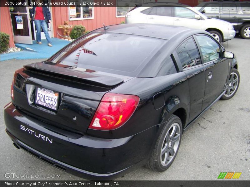 Black Onyx / Black 2006 Saturn ION Red Line Quad Coupe