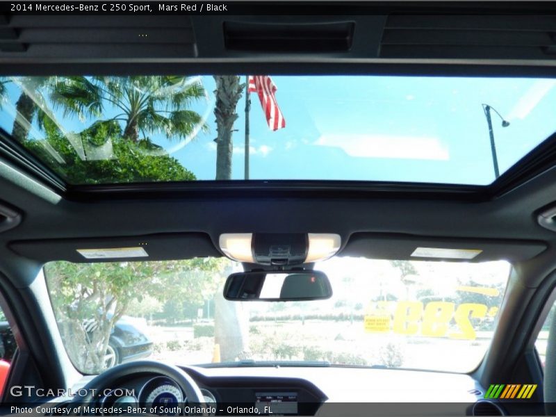 Mars Red / Black 2014 Mercedes-Benz C 250 Sport